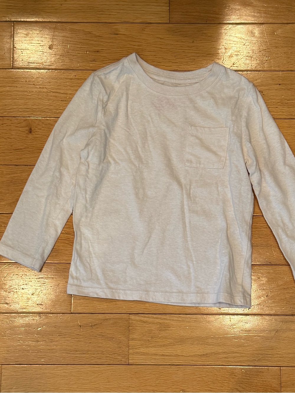 Cat & Jack White Long-Sleeve Pocket Tee for Kids